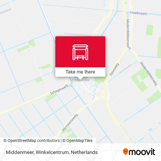 Middenmeer, Winkelcentrum map
