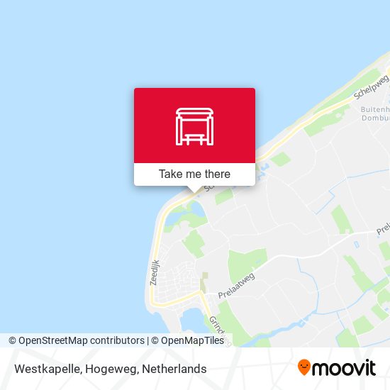 Westkapelle, Hogeweg Karte