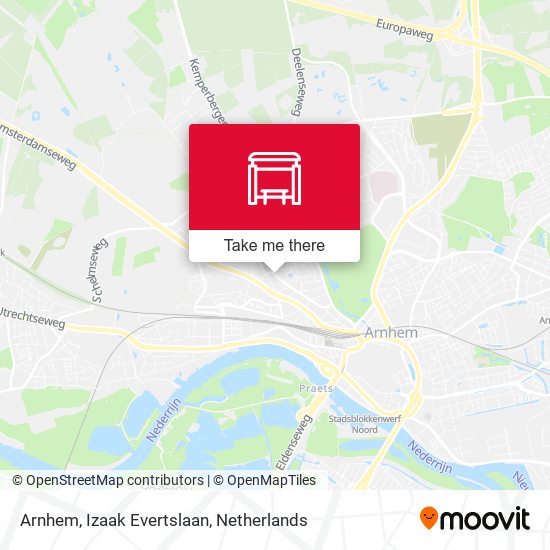 Arnhem, Izaak Evertslaan map