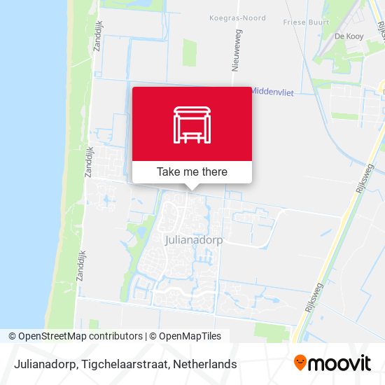 Julianadorp, Tigchelaarstraat map