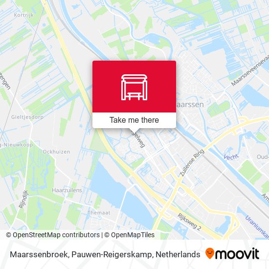 Maarssenbroek, Pauwen-Reigerskamp map