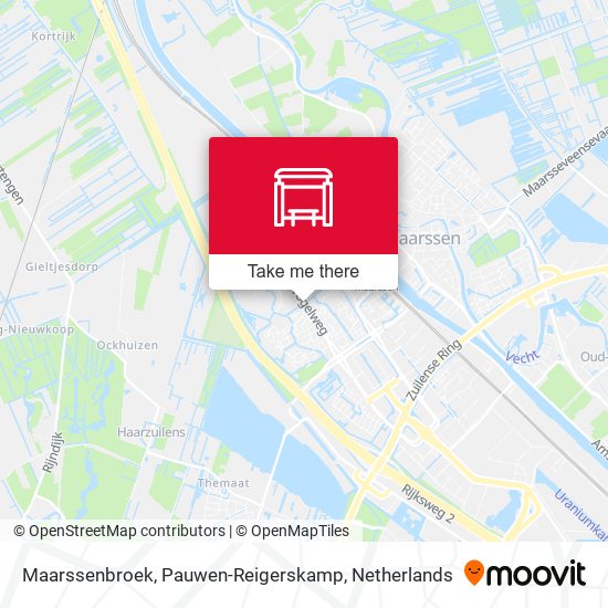 Maarssenbroek, Pauwen-Reigerskamp map