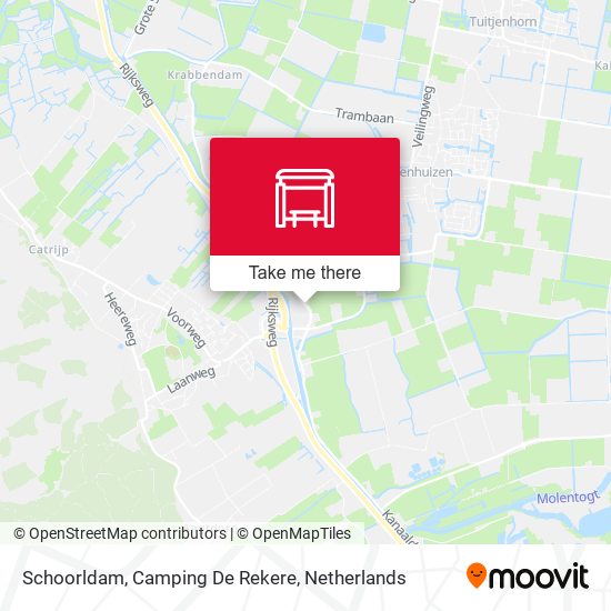 Schoorldam, Camping De Rekere map