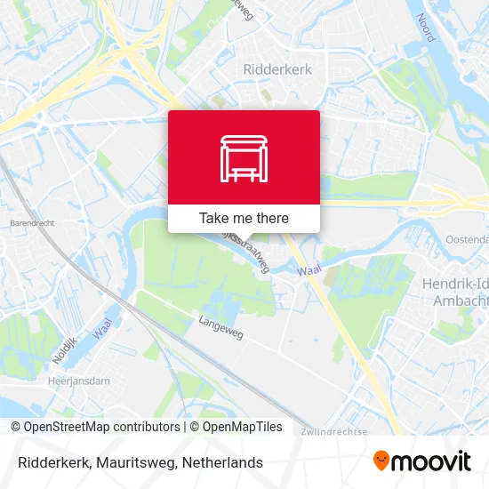 Ridderkerk, Mauritsweg map