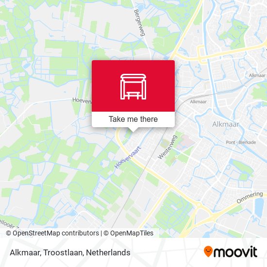 Alkmaar, Troostlaan Karte