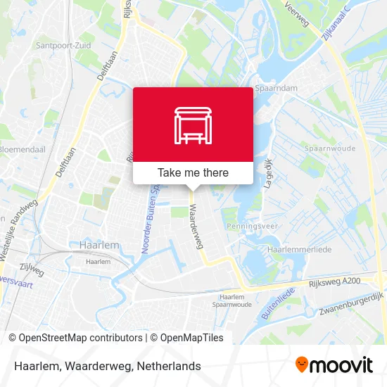 Haarlem, Waarderweg map