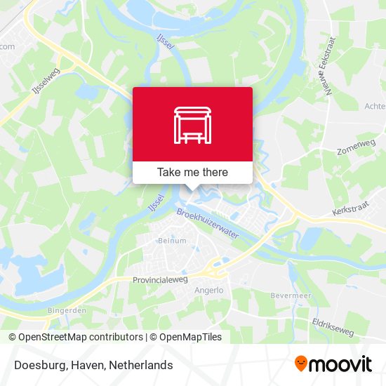 Doesburg, Haven map