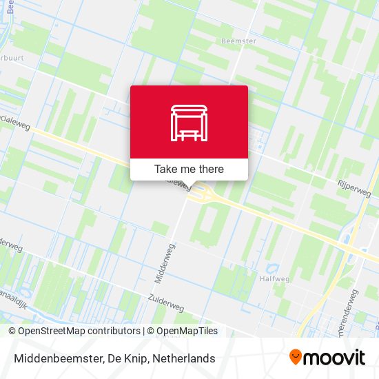 Middenbeemster, De Knip map