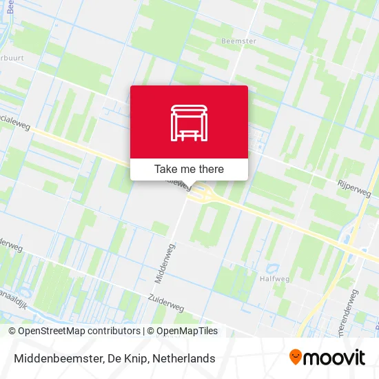Middenbeemster, De Knip map
