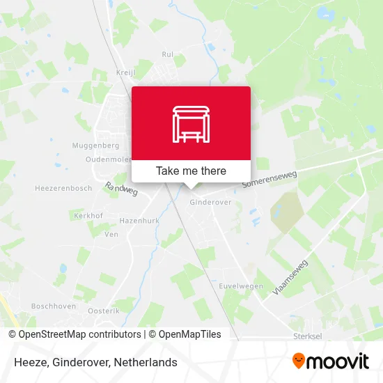 Heeze, Ginderover map