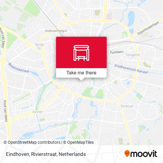 Eindhoven, Rivierstraat map