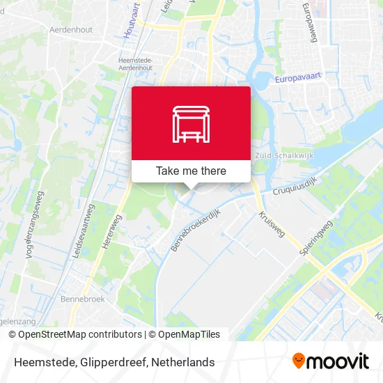 Heemstede, Glipperdreef map