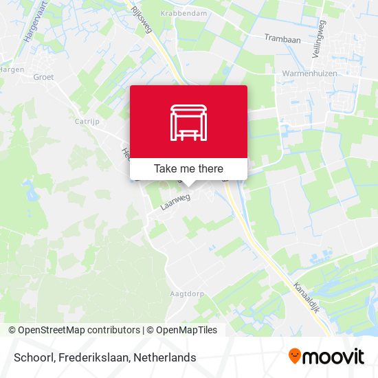 Schoorl, Frederikslaan map