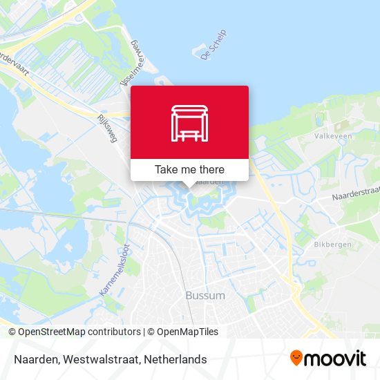 Naarden, Westwalstraat map
