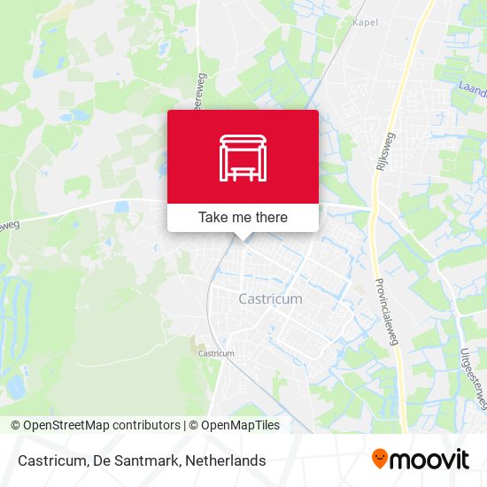 Castricum, De Santmark map