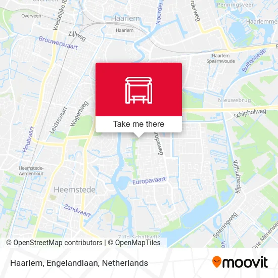 Haarlem, Engelandlaan Karte