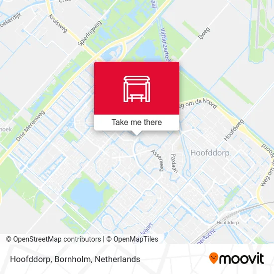 Hoofddorp, Bornholm map