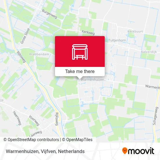 Warmenhuizen, Vijfven map