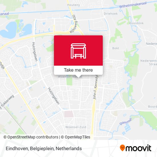 Eindhoven, Belgieplein map