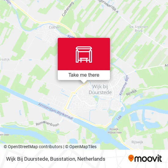 Wijk Bij Duurstede, Busstation map