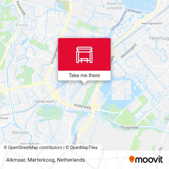 Alkmaar, Marterkoog map