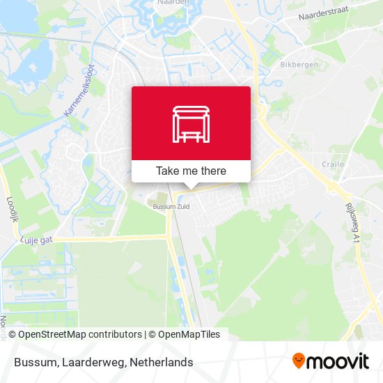 Bussum, Laarderweg map