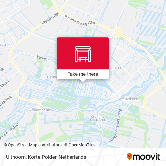 Uithoorn, Korte Polder map
