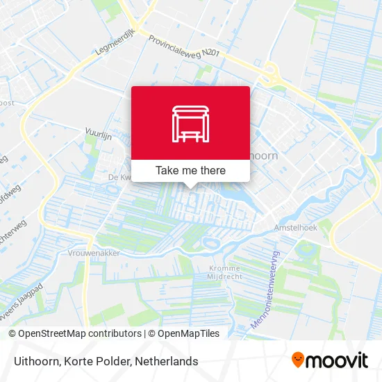 Uithoorn, Korte Polder map