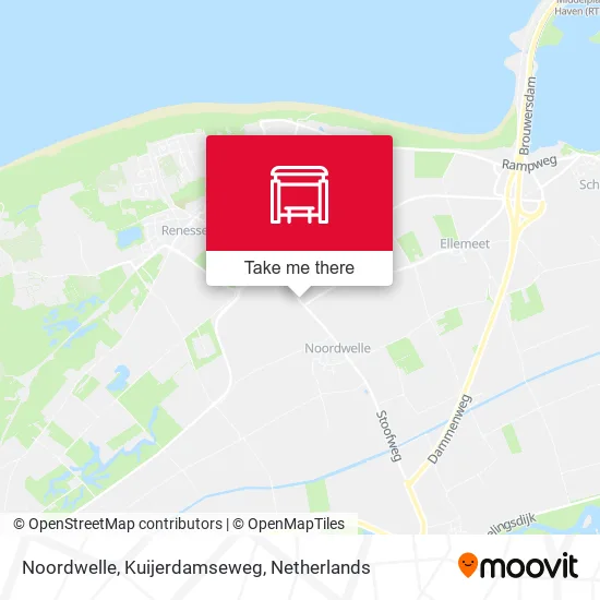 Noordwelle, Kuijerdamseweg map