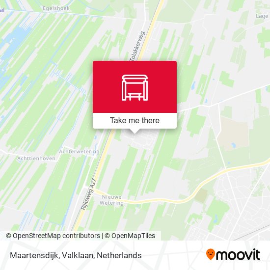 Maartensdijk, Valklaan map