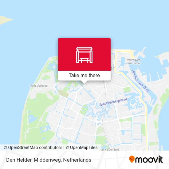 Den Helder, Middenweg Karte