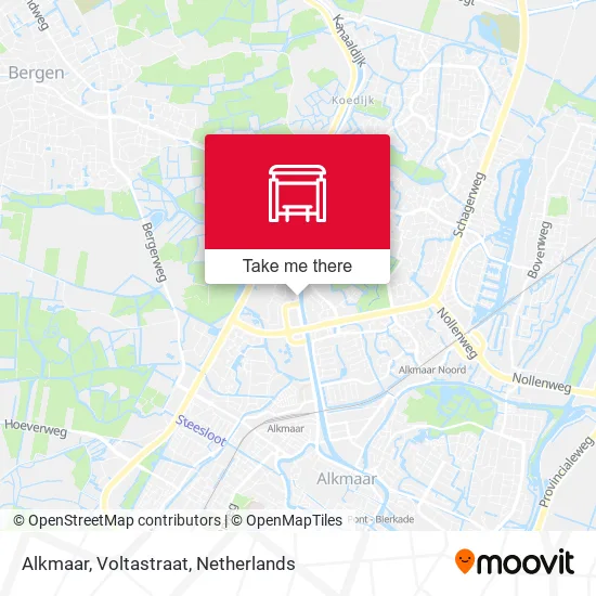 Alkmaar, Voltastraat map