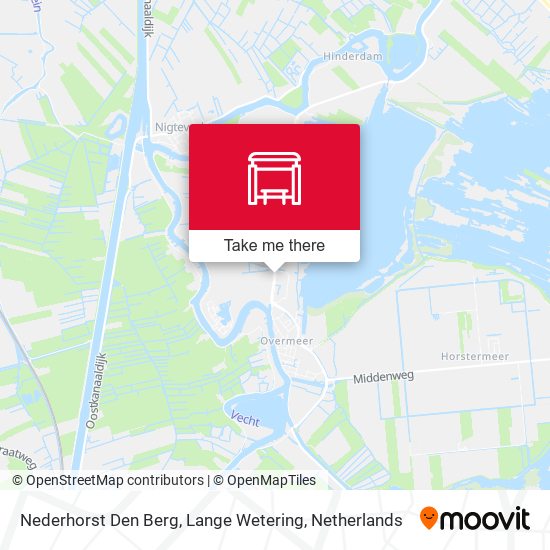 Nederhorst Den Berg, Lange Wetering map