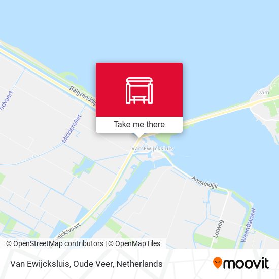 Van Ewijcksluis, Oude Veer map