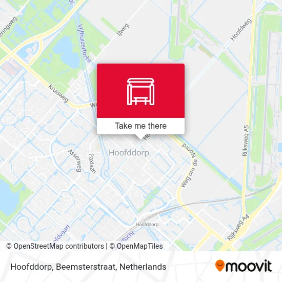 Hoofddorp, Beemsterstraat map