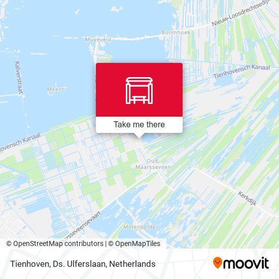 Tienhoven, Ds. Ulferslaan map