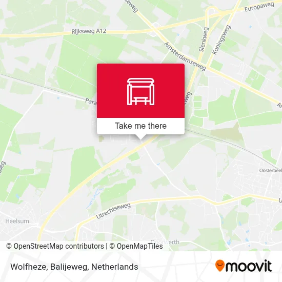 Wolfheze, Balijeweg map