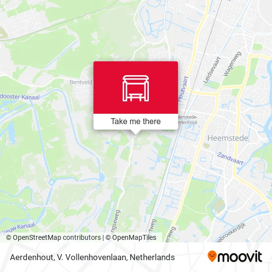 Aerdenhout, V. Vollenhovenlaan map