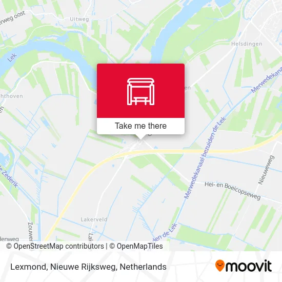 Lexmond, Nieuwe Rijksweg map