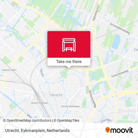 Utrecht, Eykmanplein Karte