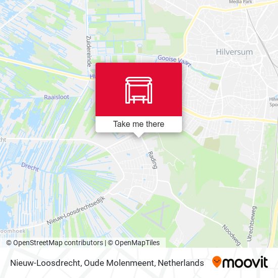 Nieuw-Loosdrecht, Oude Molenmeent Karte