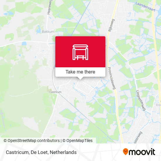 Castricum, De Loet map