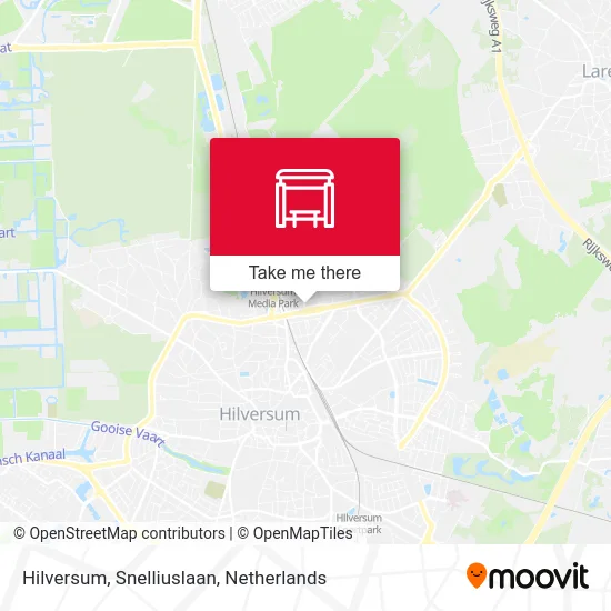 Hilversum, Snelliuslaan Karte