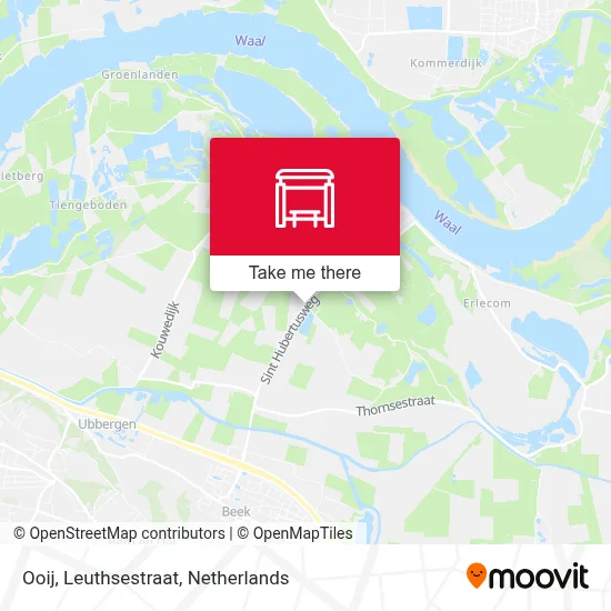 Ooij, Leuthsestraat map