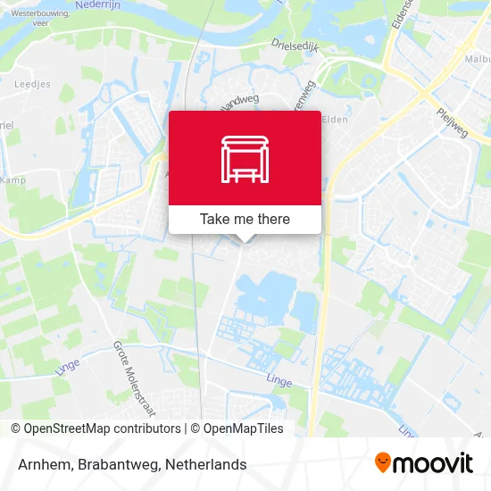 Arnhem, Brabantweg map