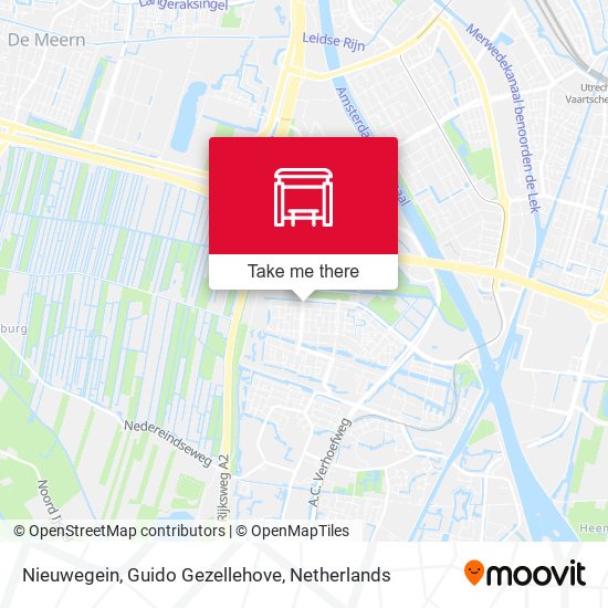 Nieuwegein, Guido Gezellehove map