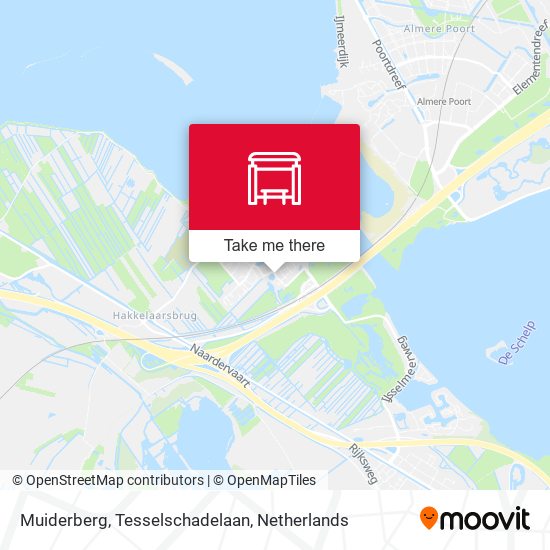 Muiderberg, Tesselschadelaan map
