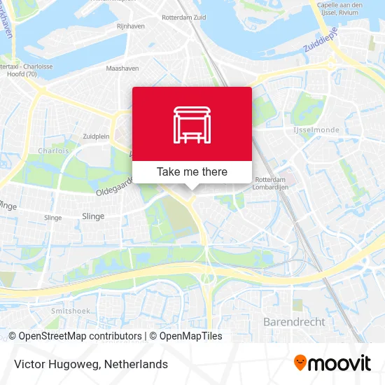 Victor Hugoweg map