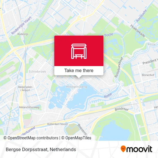 Bergse Dorpsstraat map