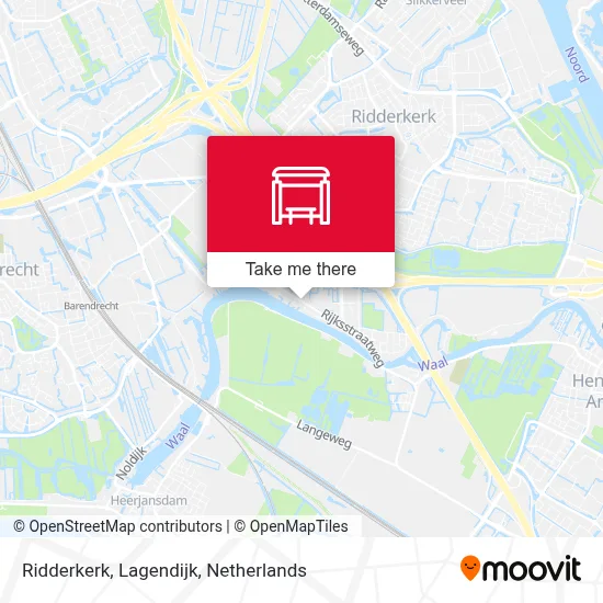 Ridderkerk, Lagendijk map